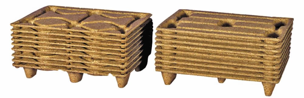 Palets de fibra de madera prensadas